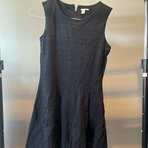 Black sleeveless midi dress